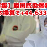 【速報】韓国感染爆発　日本換算で+44,633 ｗ